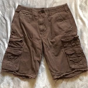 Brown Cargo Shorts